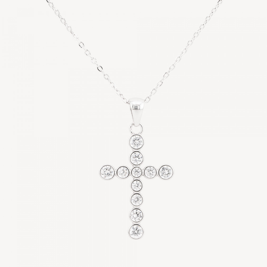 Pendente In Argento 925 Con Zirconi-COMPONENTI LINK PIETRE E CRISTALLI | Worldofjewel.com