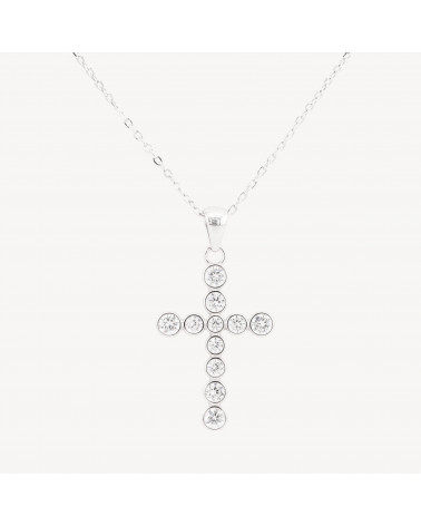 Pendente In Argento 925 Con Zirconi-COMPONENTI LINK PIETRE E CRISTALLI | Worldofjewel.com