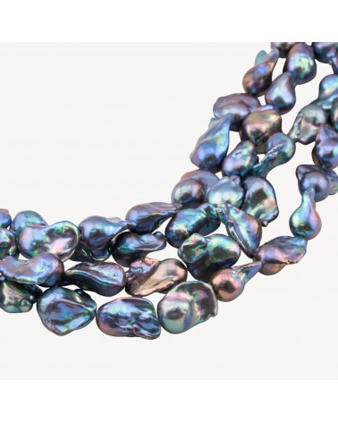 Perle Di Fiume Barocche Naturali YHG Nero Thaiti Iridescente 80-90gr per Creazioni Gioielli DIY-BAROCKE PERLEN | Worldofjewel.com