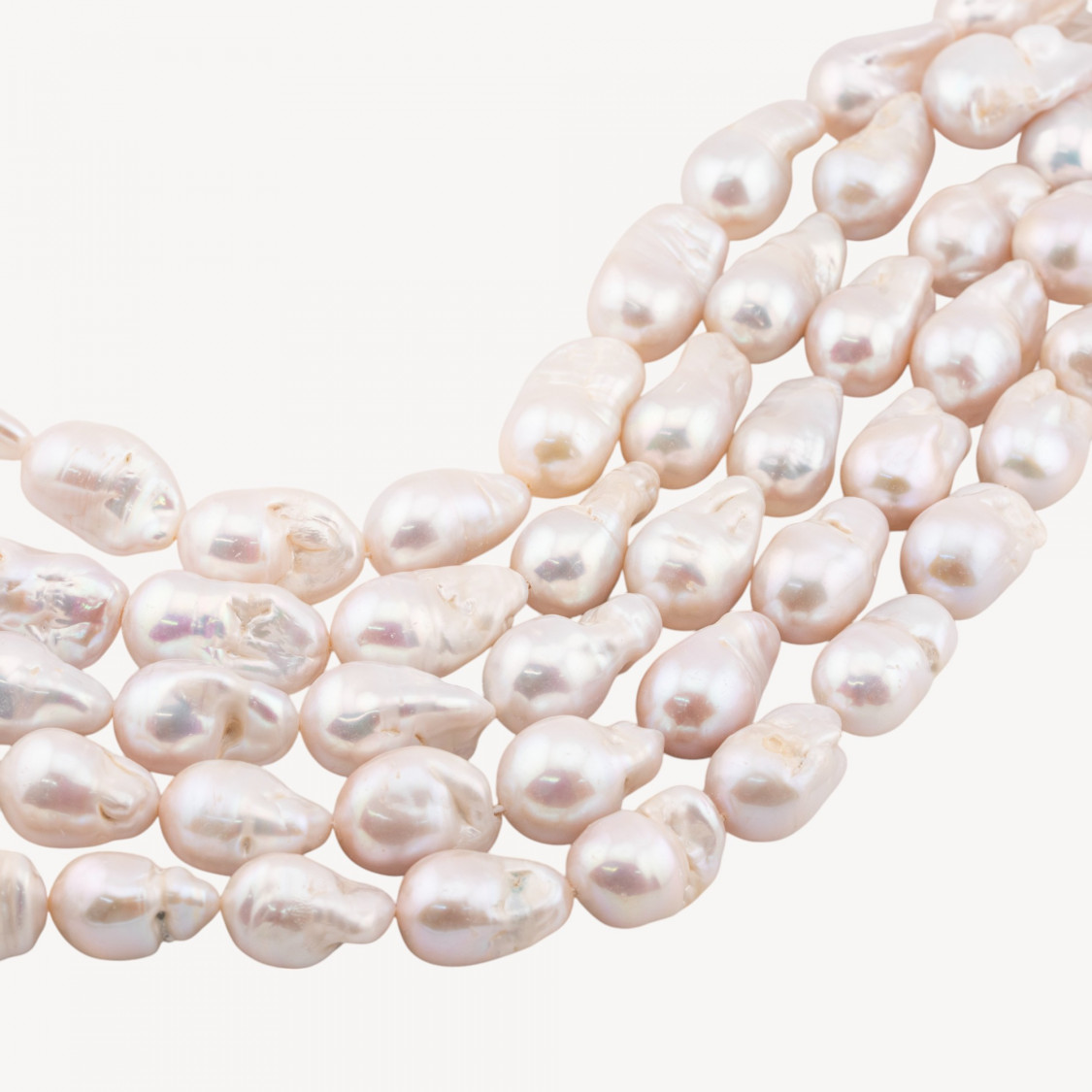 Natural Baroque River Pearls YTN 90-100g for DIY Jewelry Creations-PREMIUM LINE BAROQUE RIVER PEARLS | Worldofjewel.com