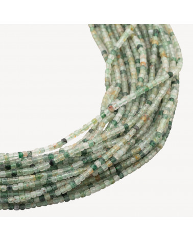 Quarzo Rutilato Verde Cubo Taglio Rigido Sfaccettato 3mm-RUTILATED QUARTZ | Worldofjewel.com