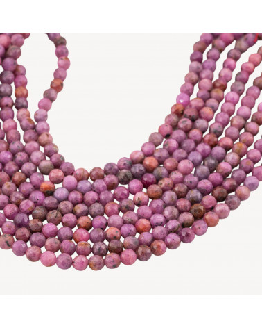 Radice di Rubino Perlina Tonda Sfaccettata 5mm-CYANITE | Worldofjewel.com