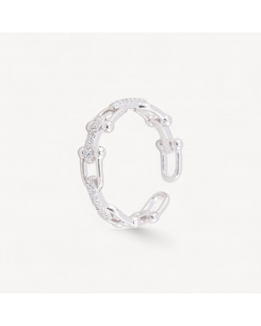 Anello In Argento 925 Con Zirconi-ANILLOS DE PLATA 925 | Worldofjewel.com