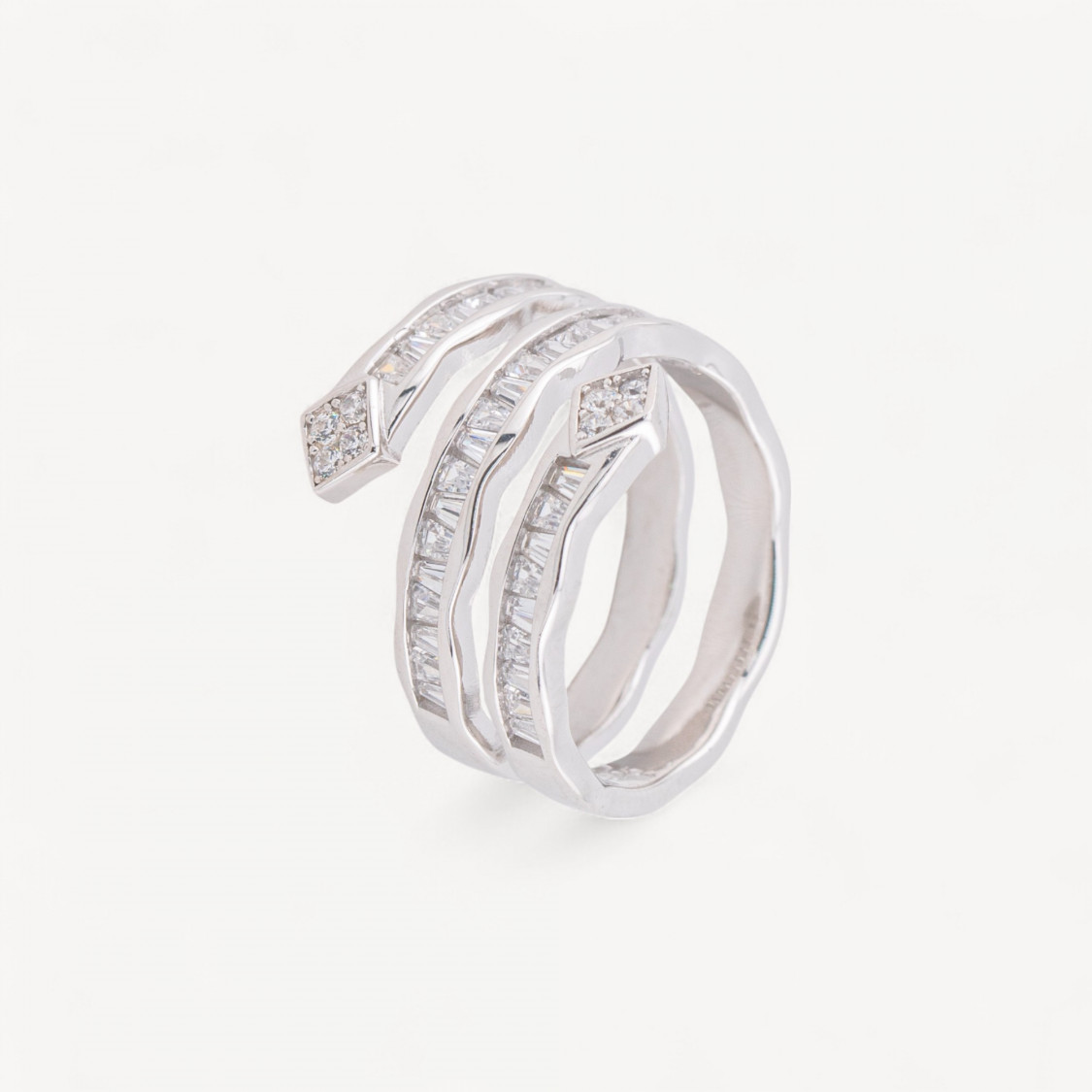 Anello In Argento 925 Con Zirconi-ANILLOS DE PLATA 925 | Worldofjewel.com