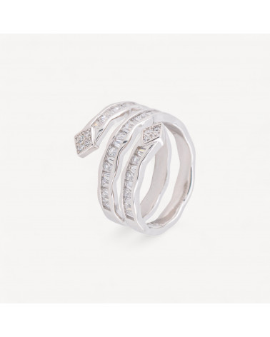 Anello In Argento 925 Con Zirconi-ANILLOS DE PLATA 925 | Worldofjewel.com