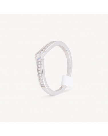 Anello In Argento 925 Con Zirconi-ANILLOS DE PLATA 925 | Worldofjewel.com