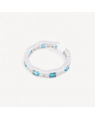 Anello In Argento 925 Con Zirconi-ANILLOS DE PLATA 925 | Worldofjewel.com