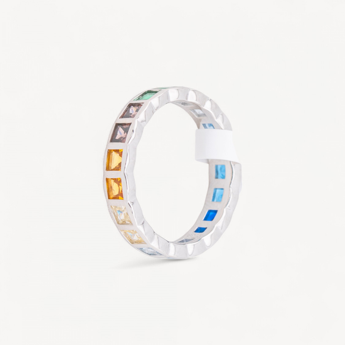 Anello In Argento 925 Con Zirconi-ANILLOS DE PLATA 925 | Worldofjewel.com
