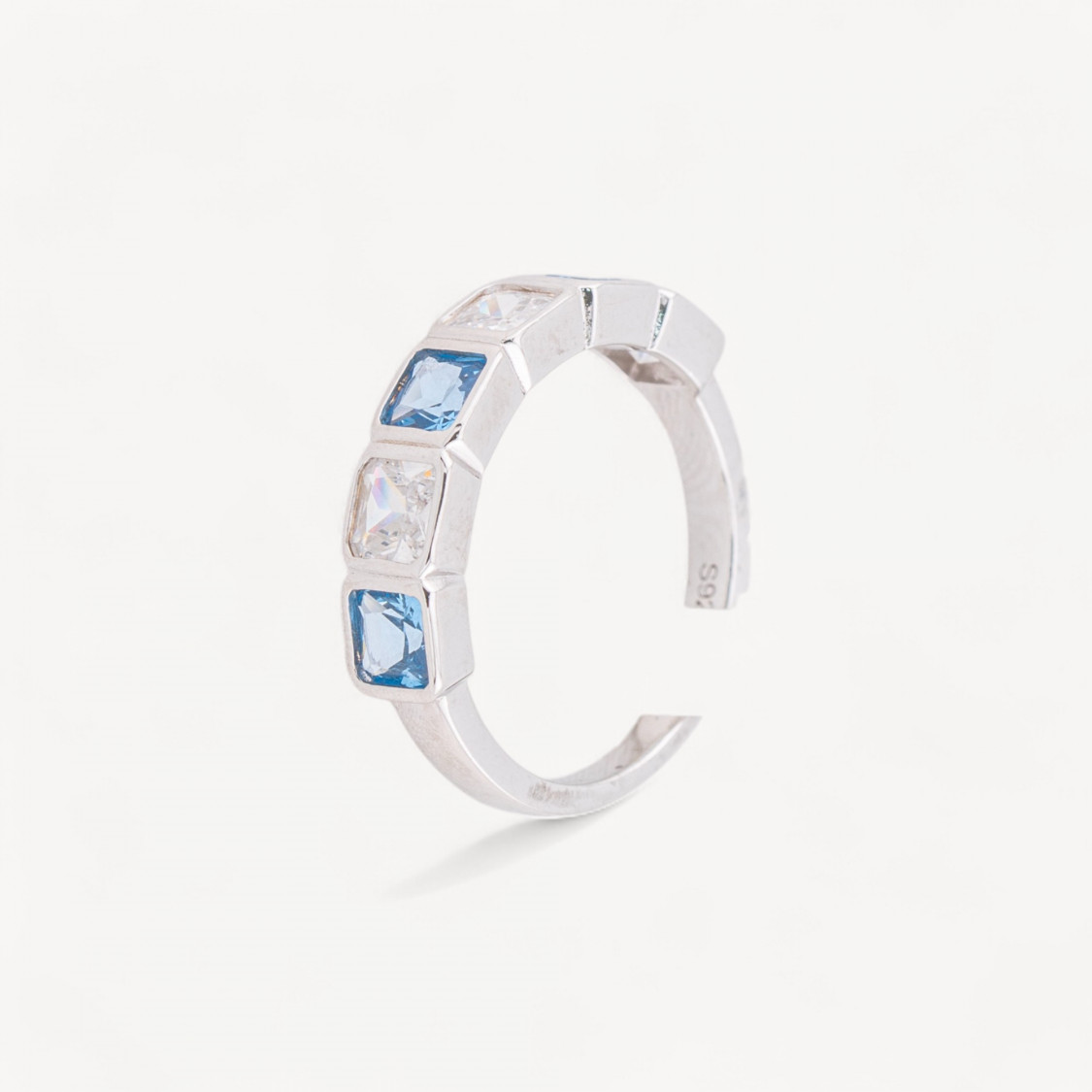 Anello In Argento 925 Con Zirconi-ANILLOS DE PLATA 925 | Worldofjewel.com