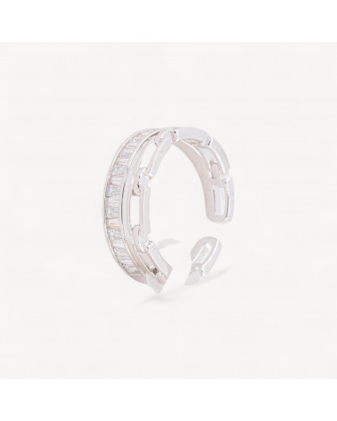 Anello In Argento 925 Con Zirconi-RINGE AUS 925 SILBER | Worldofjewel.com