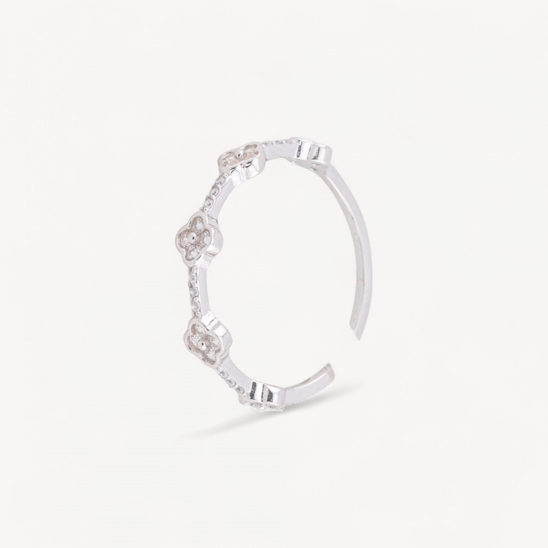 Anello In Argento 925 Con Zirconi-ANILLOS DE PLATA 925 | Worldofjewel.com
