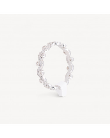 Anello In Argento 925 Con Zirconi-ANILLOS DE PLATA 925 | Worldofjewel.com