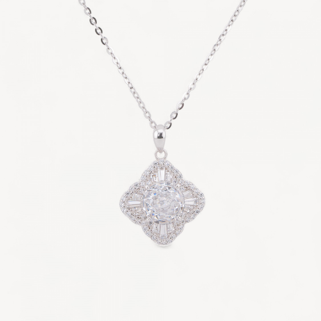 Collana Con Pendente In Argento Con Corindone-ΜΙΣΟΤΡΥΠΕΣ ΧΑΝΤΡΕΣ | Worldofjewel.com