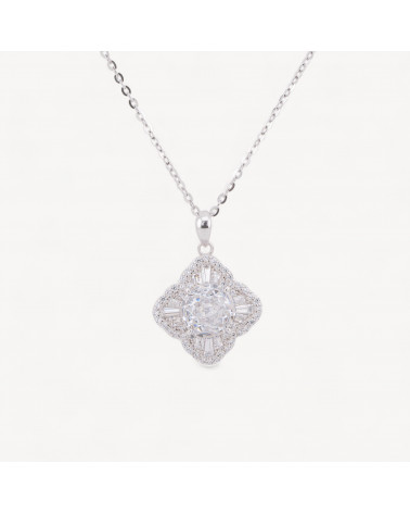 Collana Con Pendente In Argento Con Corindone-ΜΙΣΟΤΡΥΠΕΣ ΧΑΝΤΡΕΣ | Worldofjewel.com