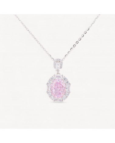 Collana Con Pendente In Argento Con Corindone-COLLIERS EN ARGENT 925 | Worldofjewel.com
