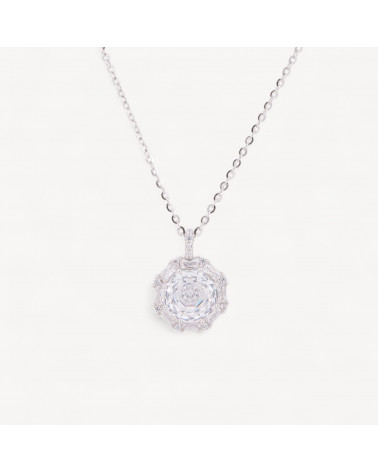 Collana Con Pendente In Argento Con Corindone-COLLARES DE PLATA 925 | Worldofjewel.com