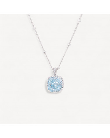 Collana Con Pendente In Argento Con Corindone-925 SILVER NECKLACES | Worldofjewel.com