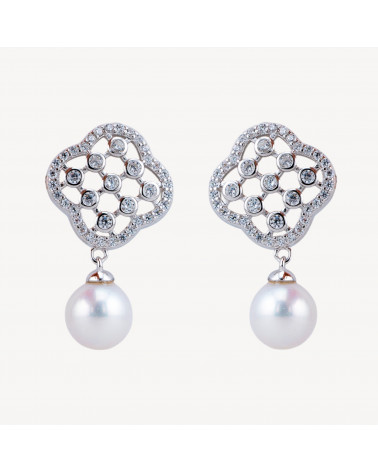 Orecchini In Argento 925 Con Zirconi A1520-ORECCHINI ARGENTO 925 LUXE | Worldofjewel.com