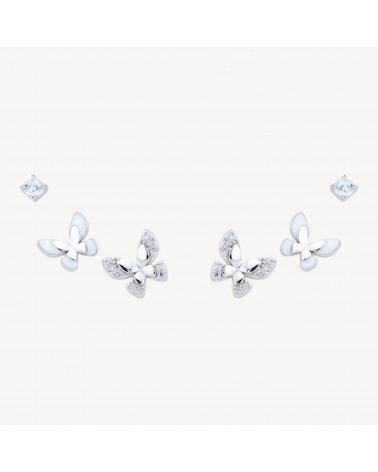 Orecchini In Argento 925 Con Zirconi MOD1578-ORECCHINI ARGENTO 925 LUXE | Worldofjewel.com