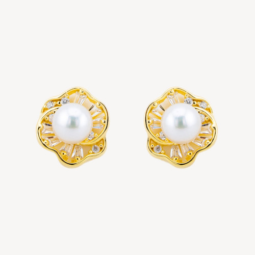 Orecchini In Argento 925 Con Zirconi MOD1558 Rodiato