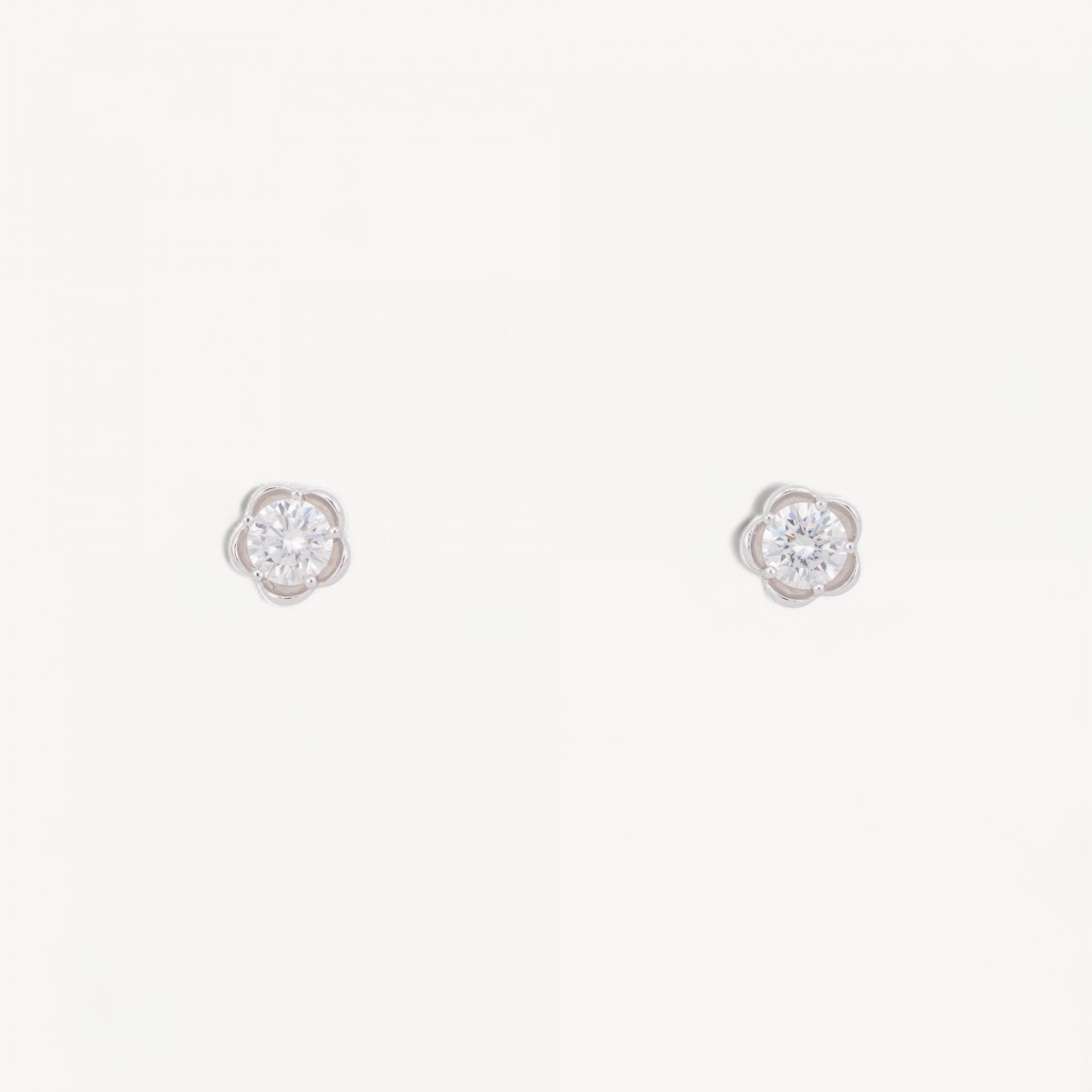 Orecchini In Argento Con Moissanite-GIOIELLI E BIJOUX | Worldofjewel.com