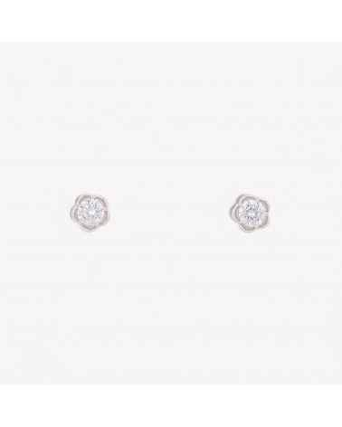 Orecchini In Argento Con Moissanite-GIOIELLI E BIJOUX | Worldofjewel.com