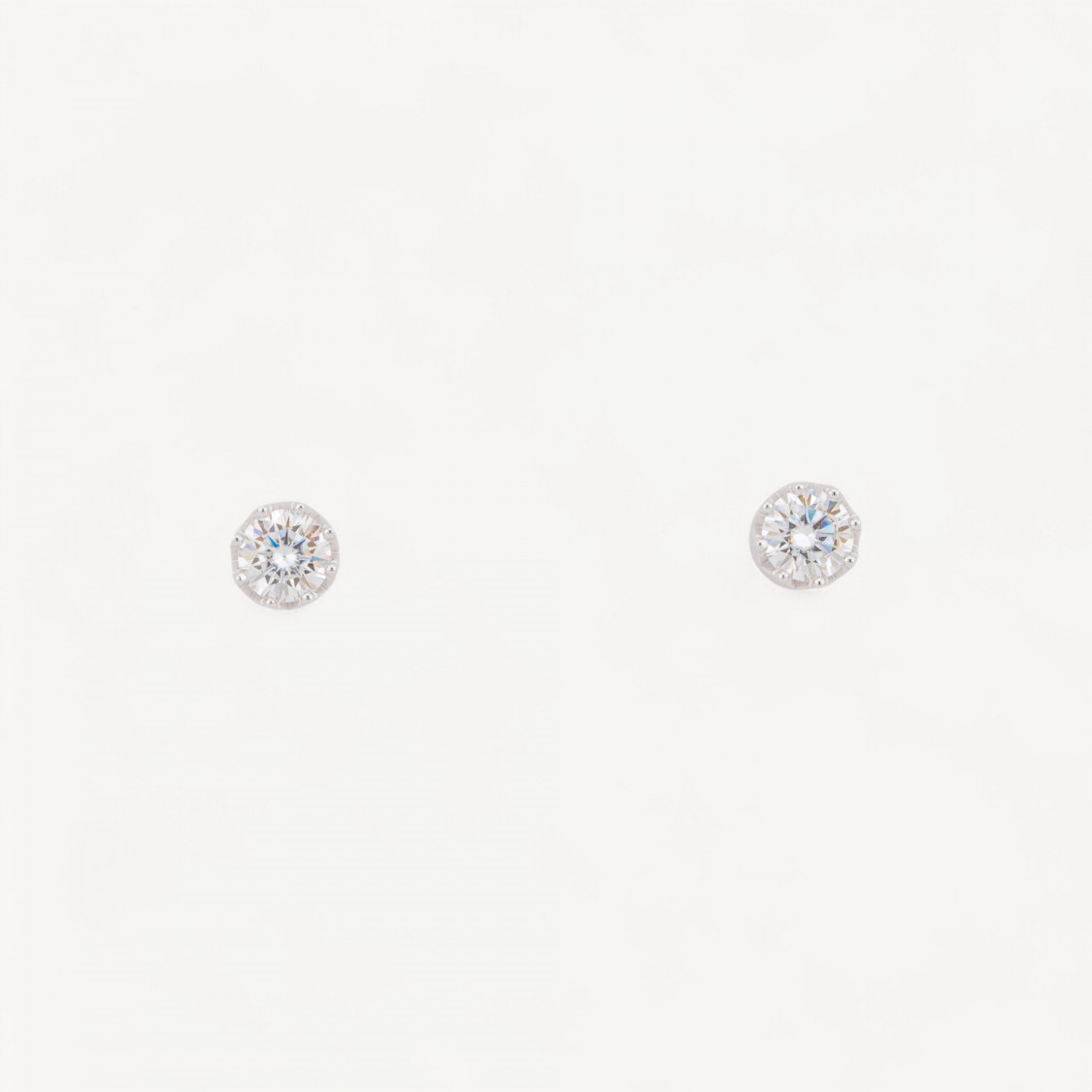 Orecchini In Argento Con Moissanite-GIOIELLI E BIJOUX | Worldofjewel.com