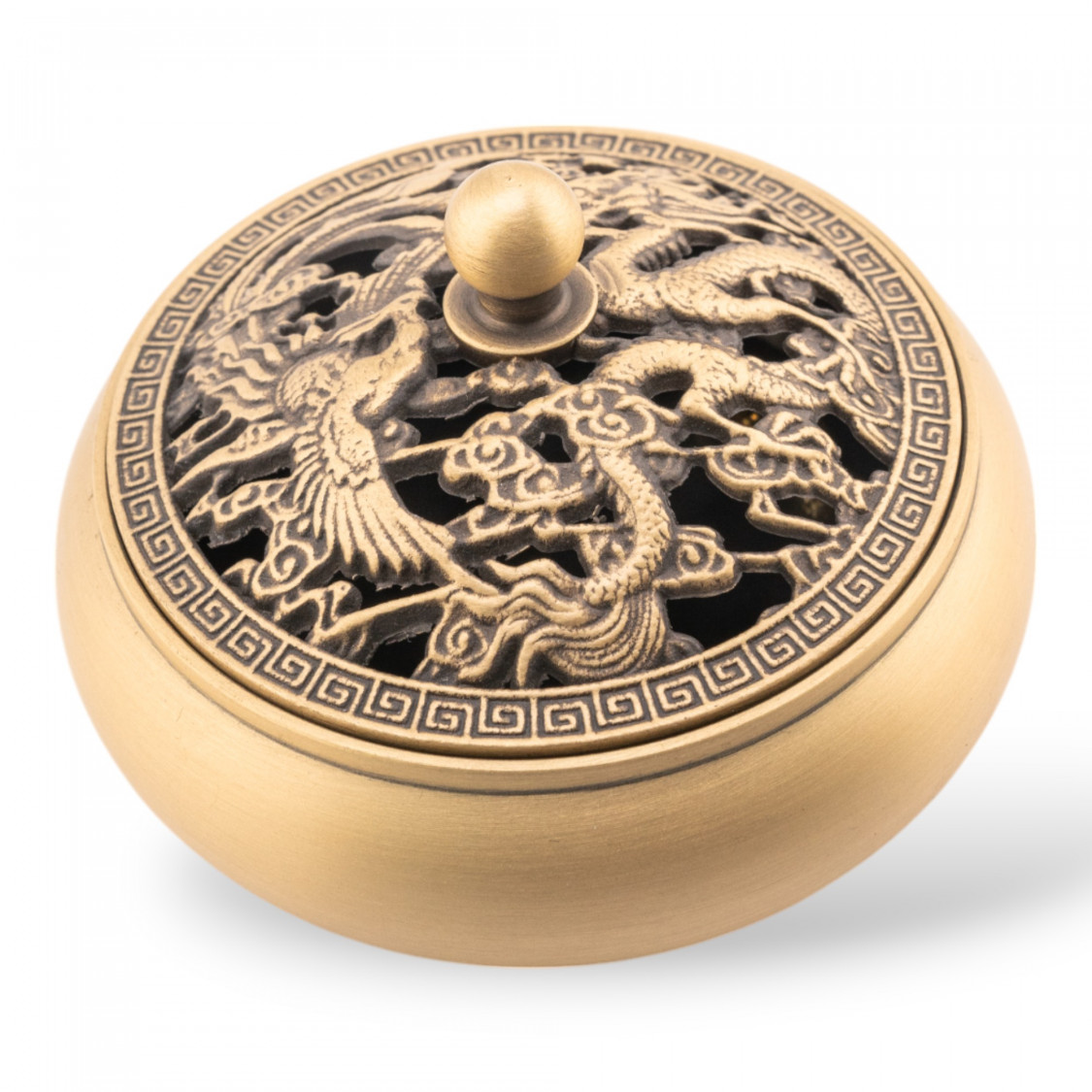 Soprammobile Statua Di Ottone Brucia Incenso 9cm-STATUETTE | Worldofjewel.com