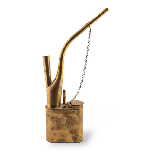 Adorno de estatua de tubo de latón de 7 x 21 cm