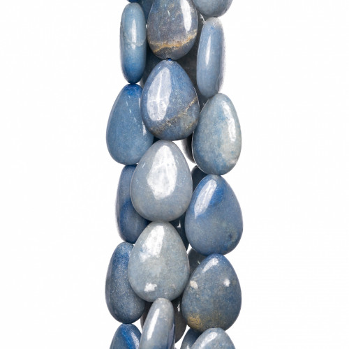 Blue Aventurine Drops Plate 15x20mm