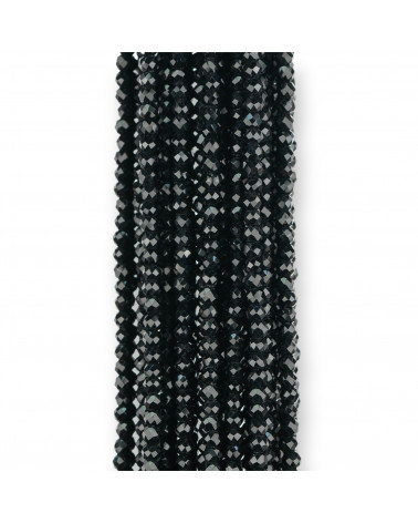 Zirconi Sintetici Perlina Tonda Sfaccettata Diamond Cut 2mm Nero-ΖΙΡΚΟΝ | Worldofjewel.com