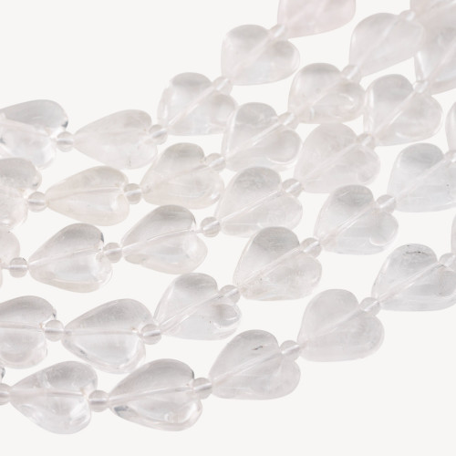 Rock Crystal Heart 19.5mm