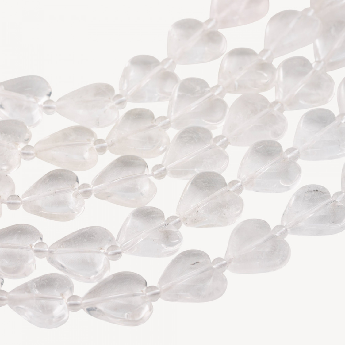 Cœur en cristal de roche 19,5 mm-CRISTAL DE ROCHE | Worldofjewel.com