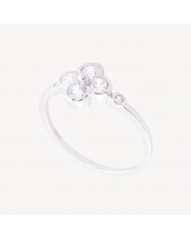 Anello In Argento 925 Con Zirconi-ANELLI DI ARGENTO 925 | Worldofjewel.com