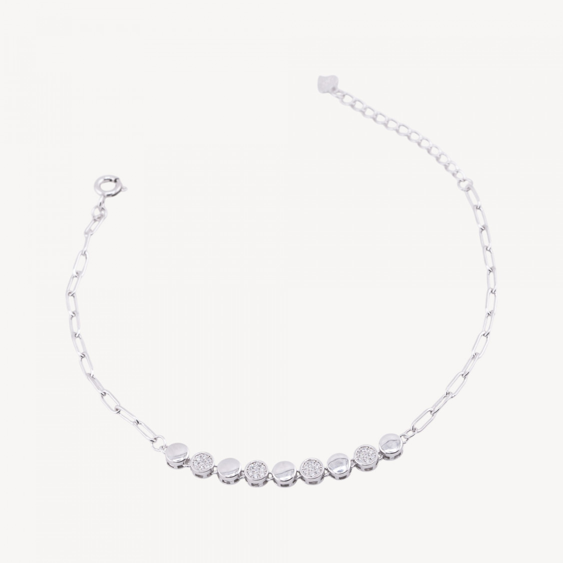 Bracciale In Argento 925 Con Zirconi-PLATA 925 | Worldofjewel.com
