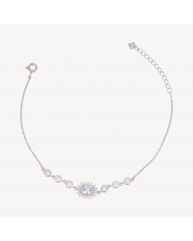 Bracciale In Argento 925 Con Zirconi-ARGENT 925 | Worldofjewel.com
