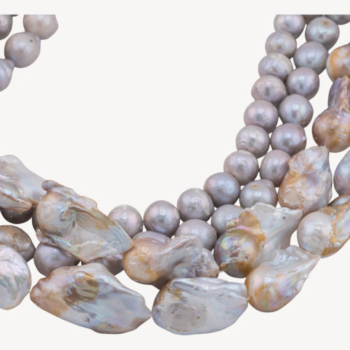 Baroque River Pearls Economy Line Stock Lot 10 Strands