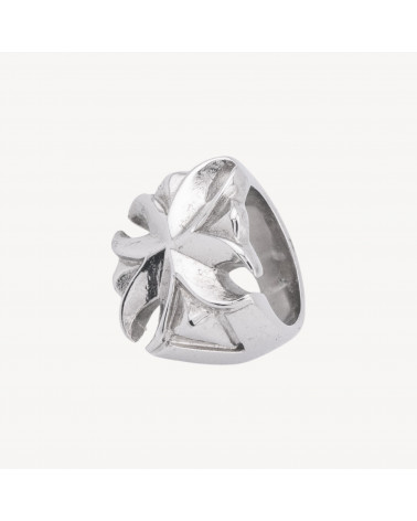 Anello In Acciaio Collezione Zaira Con Zirconi MOD.13 Misura 7-ANELLI BIJOUX | Worldofjewel.com