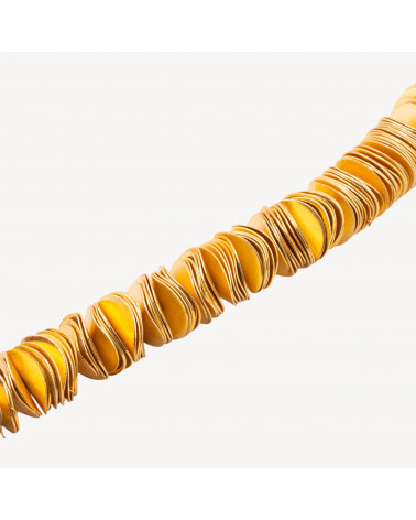 Perline Di Bronzo Spazzolato Dorato Disco Ondulato 22mm-PERLES DORÉES | Worldofjewel.com