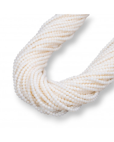 Corallo Bamboo Bianco Tondo 2mm-BAMBOO CORAL | Worldofjewel.com