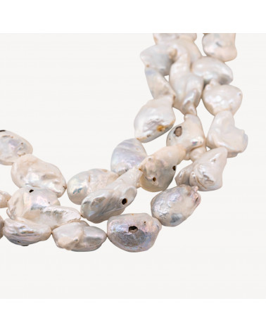 Perle Di Fiume Barocche Leggere Forme Irregolari Linea Economica-PERLE DI FIUME SCARAMAZZE BAROCCHE PIATTE | Worldofjewel.com
