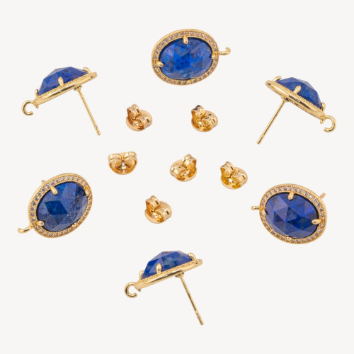 Ohrringbasen mit Steinen und Perlen | Worldofjewel.com