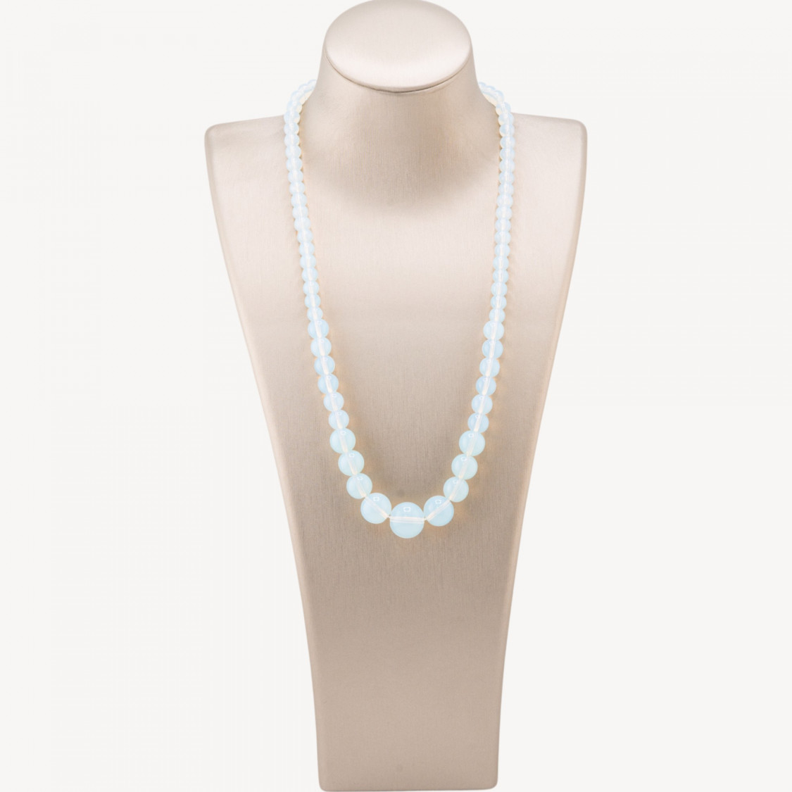 Collana Di Pietre Dure a Gradazione 6-14mm Opale Sintetico-COLLIER PIERRES DURES | Worldofjewel.com