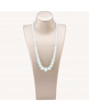 Collana Di Pietre Dure a Gradazione 6-14mm Opale Sintetico-COLLIER PIERRES DURES | Worldofjewel.com