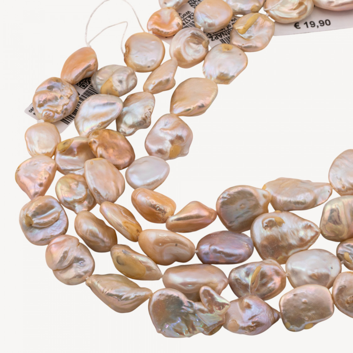 Flat Baroque River Pearls Economy Line Bronze MOD2176B-BAROQUE RIVER PEARLS ECONOMIC LINE | Worldofjewel.com
