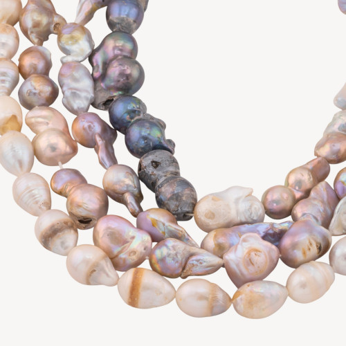 LIGNE ÉCONOMIQUE DES PERLES DE LA RIVIÈRE BAROQUE | Worldofjewel.com