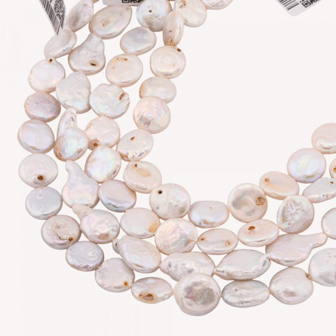 Επίπεδη μπαρόκ χρυσή γραμμή River Pearls Economy MOD2173B-ΟΙΚΟΝΟΜΙΚΗ ΓΡΑΜΜΗ BAROQUE RIVER PEARLS | Worldofjewel.com