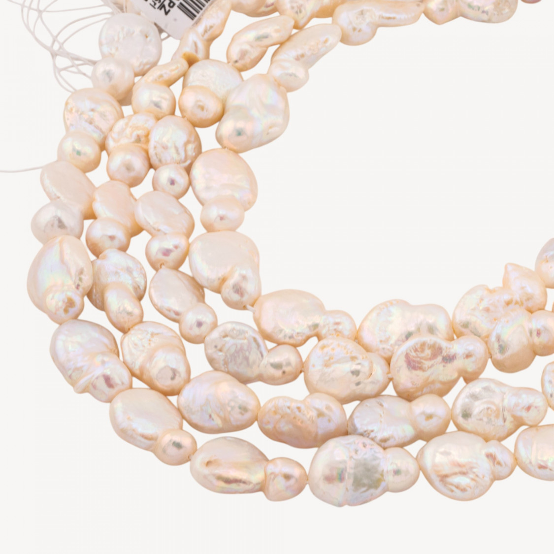 Flat Baroque River Pearls Economy Line MOD2174-BAROQUE RIVER PEARLS ECONOMIC LINE | Worldofjewel.com