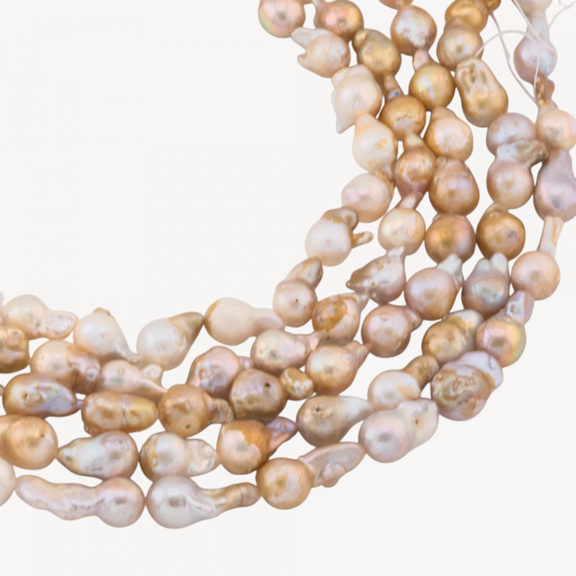 Perlas de río barrocas Línea económica MOD2163E-LÍNEA ECONÓMICA DE PERLAS DE RÍO BARROCAS | Worldofjewel.com