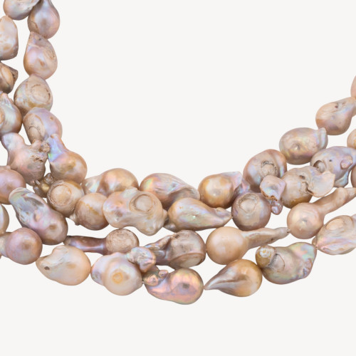 LIGNE ÉCONOMIQUE DES PERLES DE LA RIVIÈRE BAROQUE | Worldofjewel.com